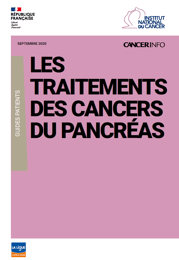 Guide Patient - Les traitements des cancers du pancréas - INCa