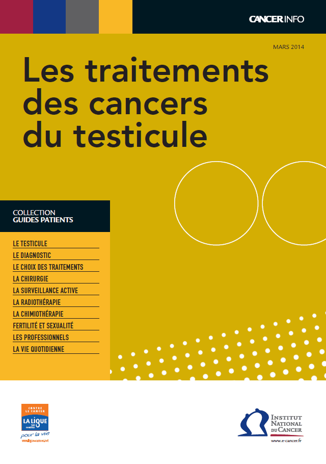 Brochure Cancers du testicule - INCa 2014