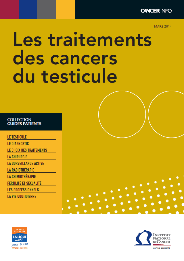 Brochure - Les traitements des cancers du testicule - INCa