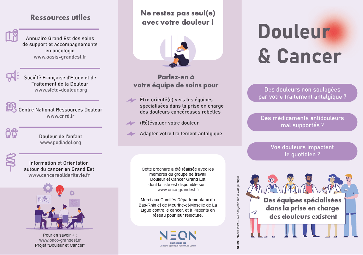 Brochure Douleur et Cancer