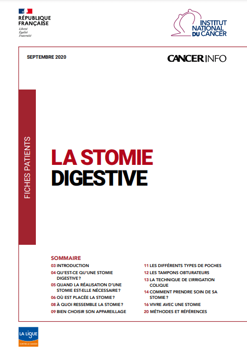 Fiche La stomie digestive de l'INCa