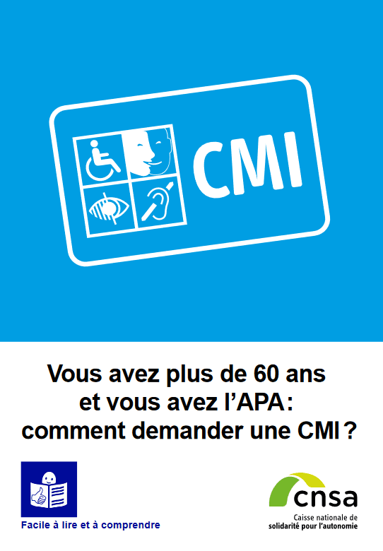 Fiche Demande de CMI pour ceux qui ont l'APA