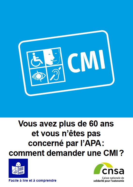 Fiche Deamnde de CMI pour les plus de 60 ans non concernés par l'APA