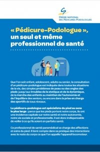 Brochure Présentation Métier Pédicure-podologue