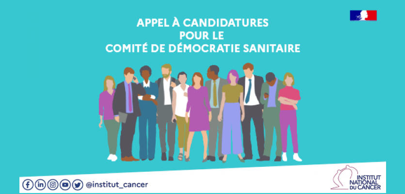 Devenir membre du comité de démocratie participative de l'INCa