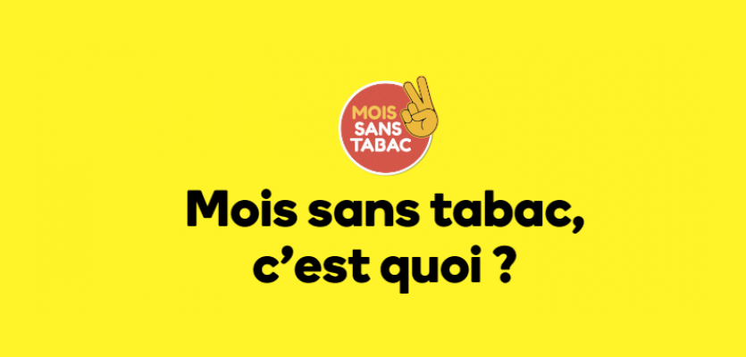 Moi(s) sans tabac : en novembre, j'arrête !